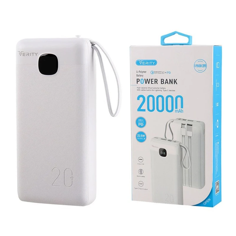 2076de798787e1f1110dabf73104a6e0c90b99ad_1745768666 پاور بانک وریتی مدل V-PH145W-20PD ظرفیت 20000 میلی آمپر ساعت - Image 1
