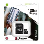 کارت حافظه 128 گیگابایت microSDXC کینگستون مدل Canvas Select Plus سرعت 100MBps - Image 2