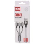 کابل 3 سر فست شارژ Earldom EC-IMC017 2.4A 1.2m - Image 7