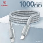 کابل فست شارژ Earldom EC-205C-C Type-C To Type-C PD 60W 1m - Image 3