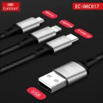 کابل 3 سر فست شارژ Earldom EC-IMC017 2.4A 1.2m - Image 6