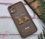 قاب گوشی Galaxy A05 سامسونگ طرح سیلیکونی Solid عروسکی خرسی جیر محافظ لنزدار