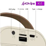 اسپیکر بلوتوثی قابل حمل مدل K12 - Image 2