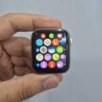 ساعت هوشمند طرح اپل واچ سری 6 رزگلد 44 میلیمتری