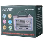 رادیو اسپیکر بلوتوثی ان ان اس NS-8890BT - Image 3